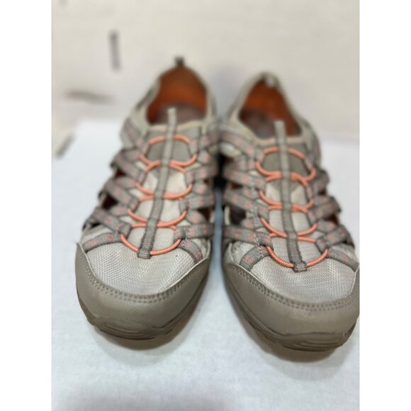 Skechers Womens Memory Foam Reggae fest Dory Athletic Sandals Size 9 Tan & Pink - Picture 3 of 7